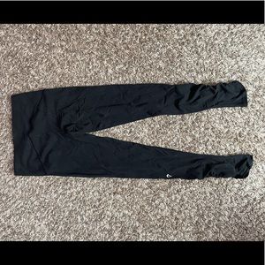 Black ivivva leggings size ten kids